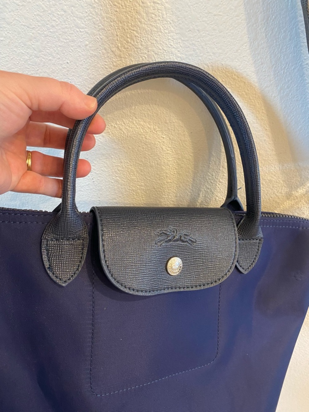 Longchamp Le Pliage Neo Nylon Bag with handles and adjustable strap * flawed - Picture 5 of 15